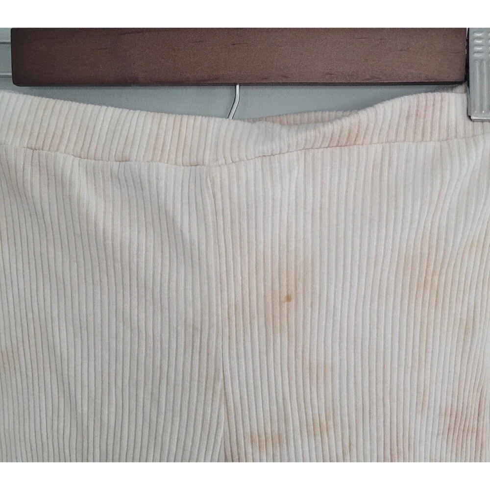 Princess Polly Ribbed Set Crop Top Size 2 Shorts Size 4 Tan Brown Tie Dyed